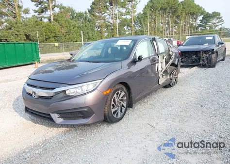 2018 Honda Civic Ex from USA, damaged, VIN 19XFC2F74JE002506